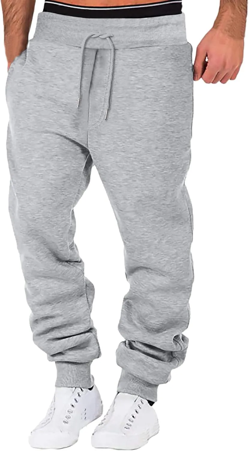 LCMTWX Joggers Pants Man Pants Casual Jogging Sports Elastic with Pockets Men's Men's Pants Straight Leg Joggers