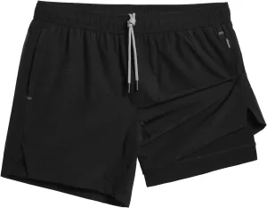 maamgic Mens Running Shorts with Compression Liner 5" Quick Dry Workout Gym Shorts Anti-Chafe 2 in 1 Athletic Shorts