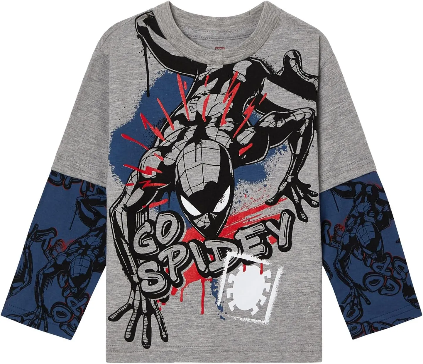Marvel T-Shirt and Fleece Pants Outfit Set Toddler to Big Kid Sizes (2T - 14-16)