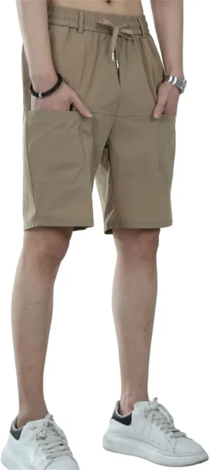 Mencomfy Cargo Shorts Pants - High Stretch Quick-Dry Multi-Pocket Outdoor Shorts, Durable Cargo for Hiking Gym Travel