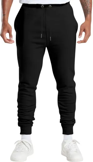 Men's Athletic Hiking Pants Lightweight Quick Dry Drawstring Joggers Running Workout Active Track Pants with Pockets