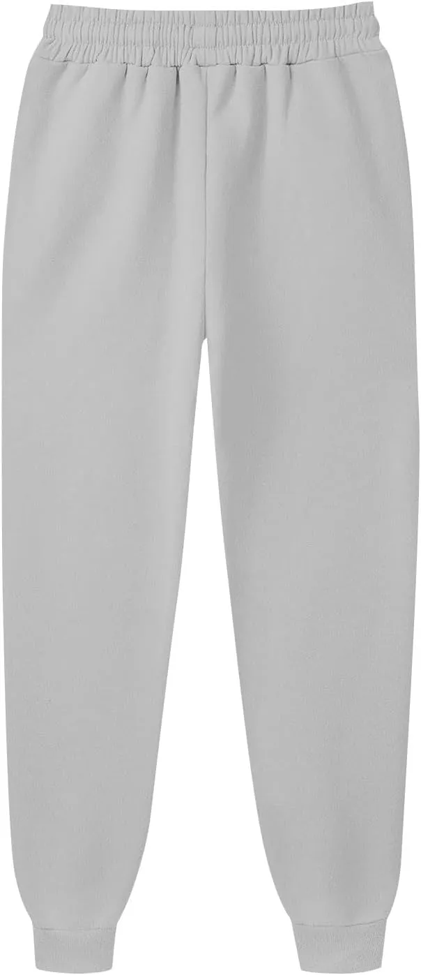 Men's Athletic Hiking Pants Lightweight Quick Dry Drawstring Joggers Running Workout Active Track Pants with Pockets