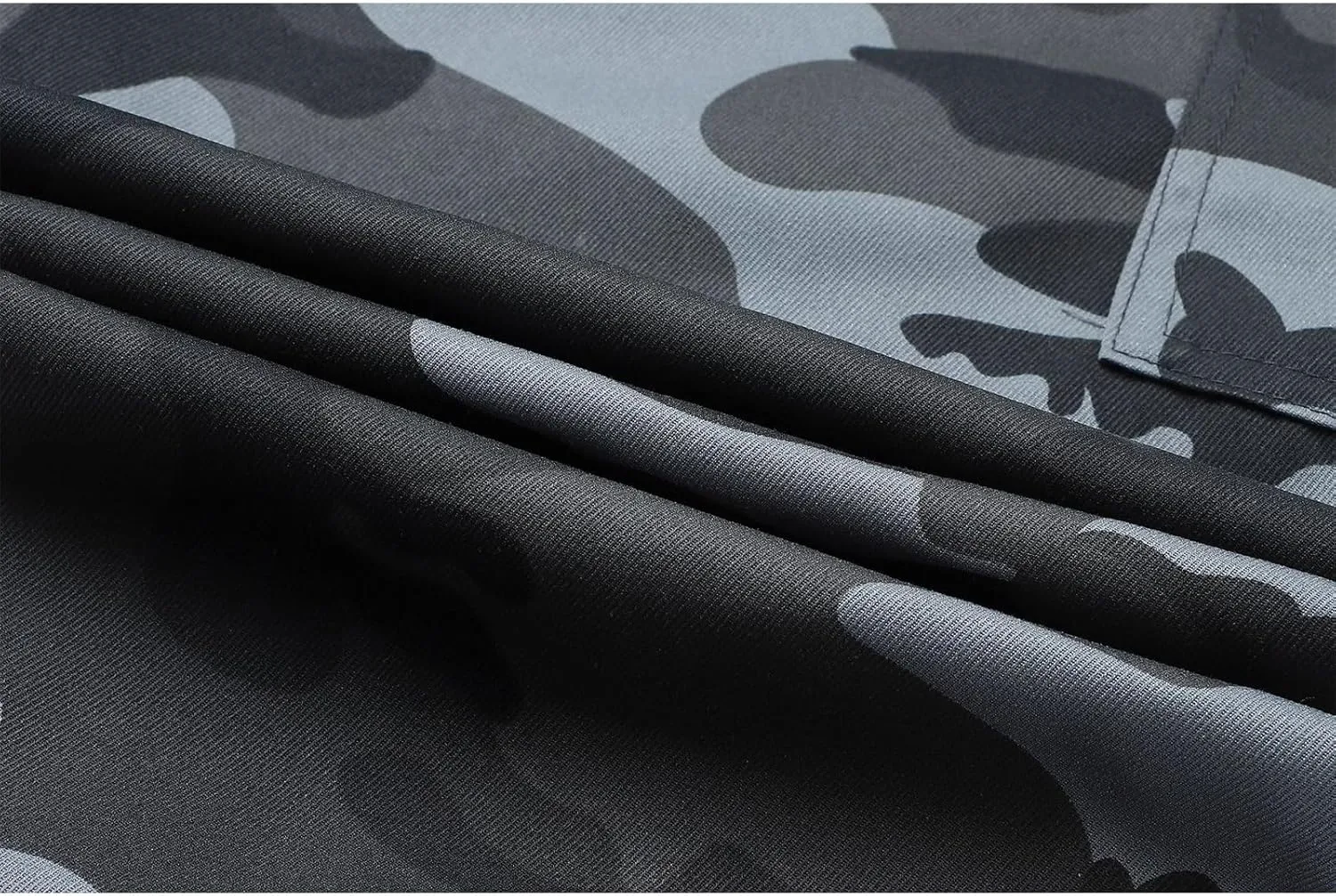 Men's Camo Cargo Pants Military Combat Hiking Sweatpants Outdoor Loose Fit Drawstring Pants for Travel Running Golf