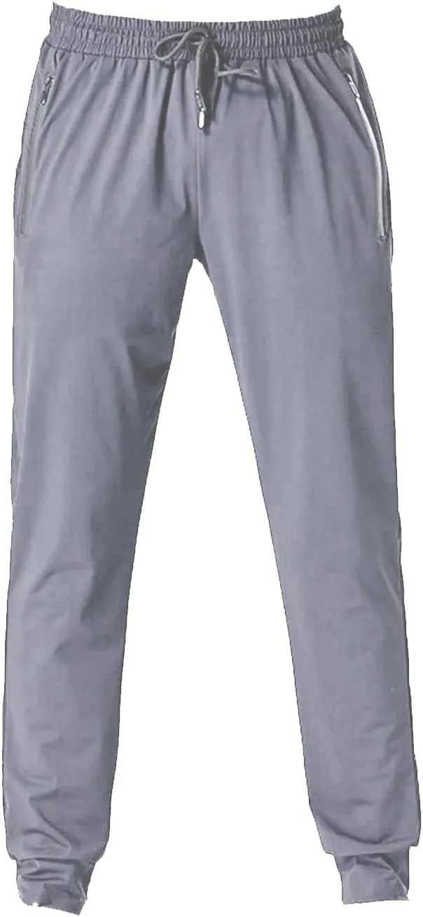Mens Casual Joggers Pants Hiking Drawstring Athletic Running Workout Active Straight Leg Track Cargo Sweatpants