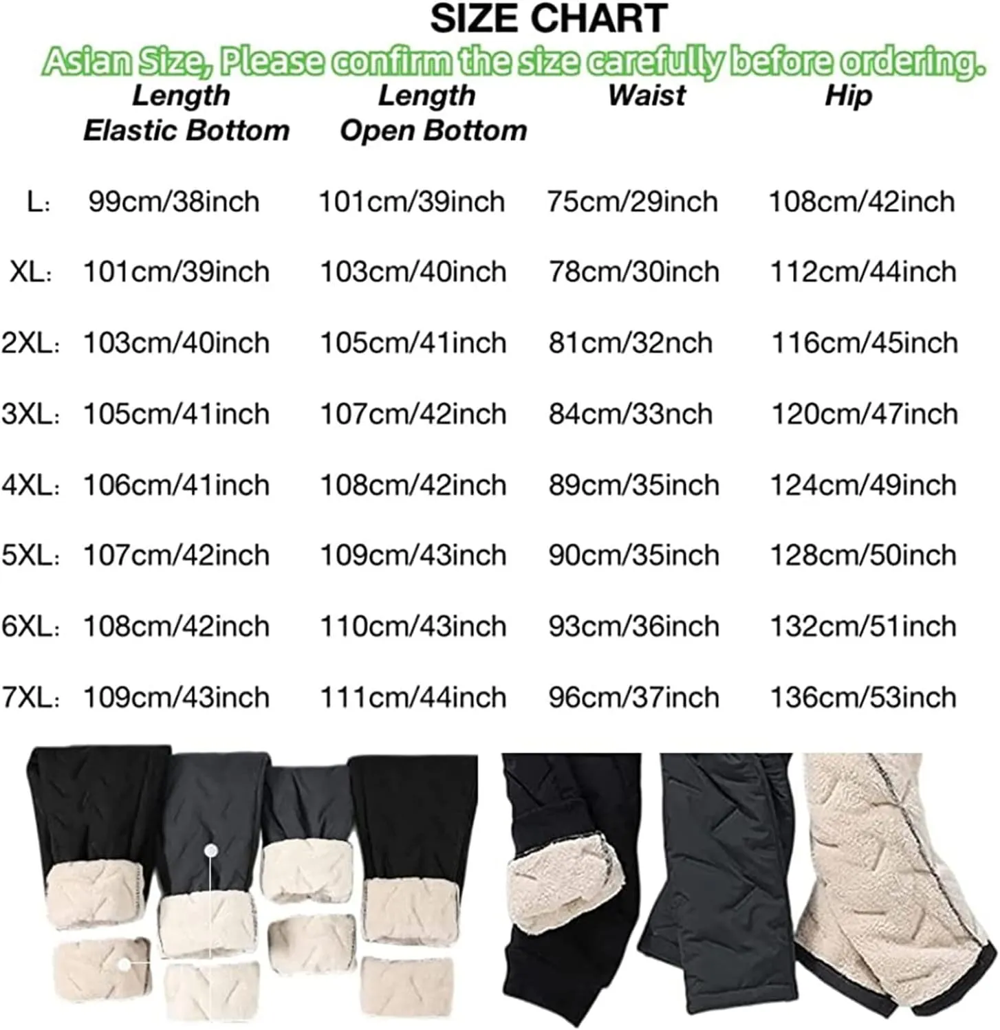 Mens Fleece Lined Sweatpants Winter Warm Fuzzy Leggings Joggers Heavy Duty Active Running Pants Training Pants