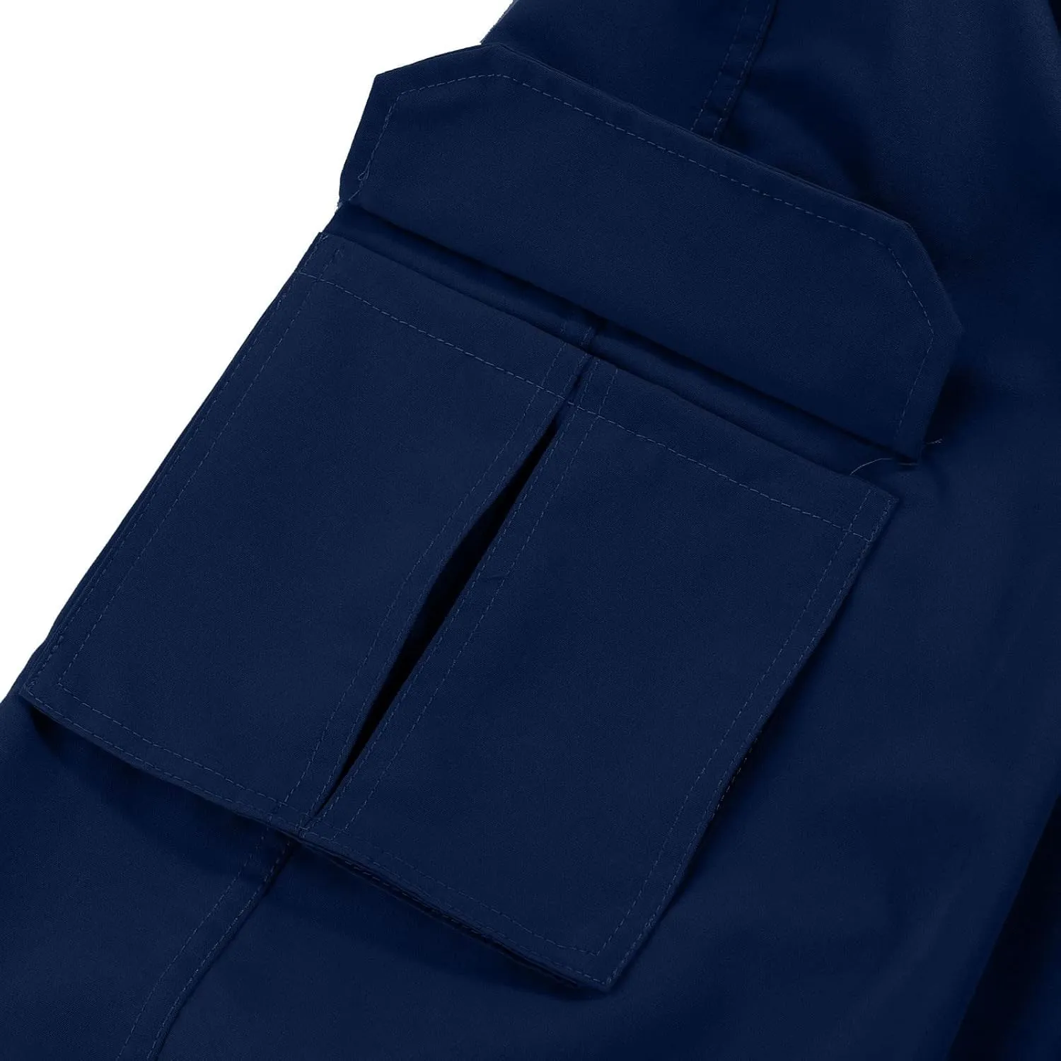 Men's Military Cargo Pants Solid Color Combat Pant Regular Fit Straight Leg Sweatpant Outdoor Stretch Golf Sweatpants