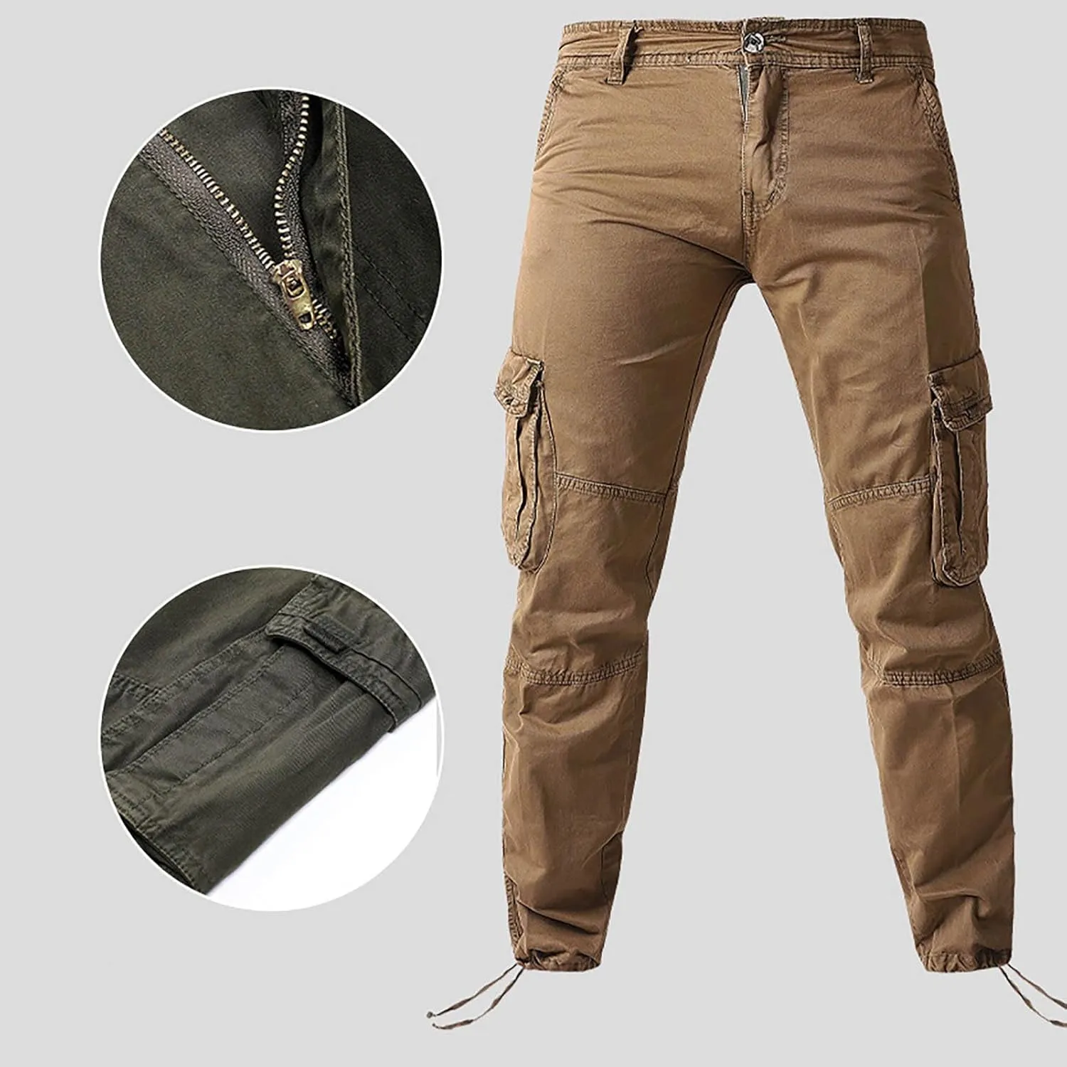 Mens Outdoor Tactical Pants Hiking Pants Workout Sweatpants Workout Joggers Sweatpants Lightweight Ripstop Work Pants