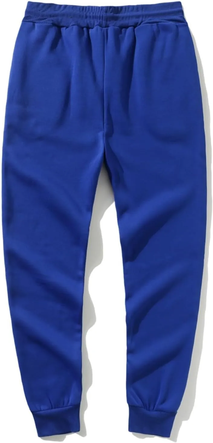 Mens Sweatpants, Men's Lightweight Sweatpants Loose Fit Open Bottom Athletic Running Jogging Pants with Pockets