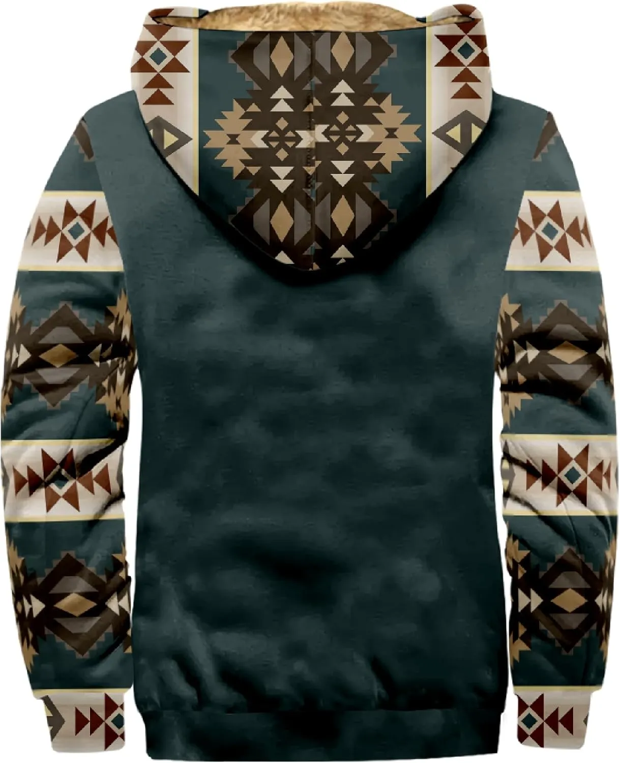 Mens Winter Clothes Jackets For Graphic Long Sleeve Pockets Hoodies Padded Thickened Zip Up Vintage Fashion Coat