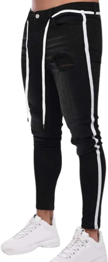 Men's Y2K Jeans Vintage Hip Hop Style Denim Pants Fashion Big Relaxed Fit Straight Leg Jeans Baggy Wide Leg Pants