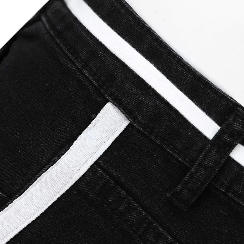 Men's Y2K Jeans Vintage Hip Hop Style Denim Pants Fashion Big Relaxed Fit Straight Leg Jeans Baggy Wide Leg Pants