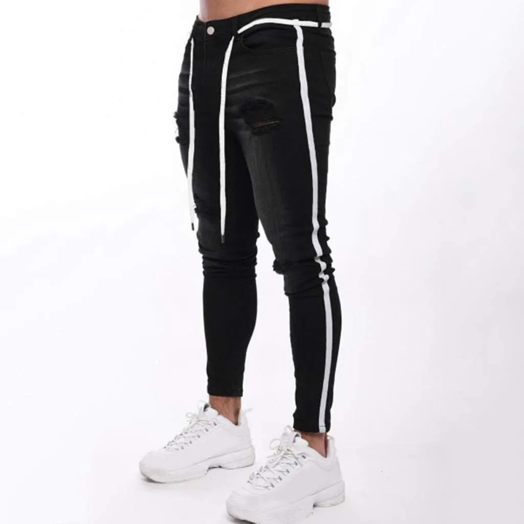 Men's Y2K Jeans Vintage Hip Hop Style Denim Pants Fashion Big Relaxed Fit Straight Leg Jeans Baggy Wide Leg Pants