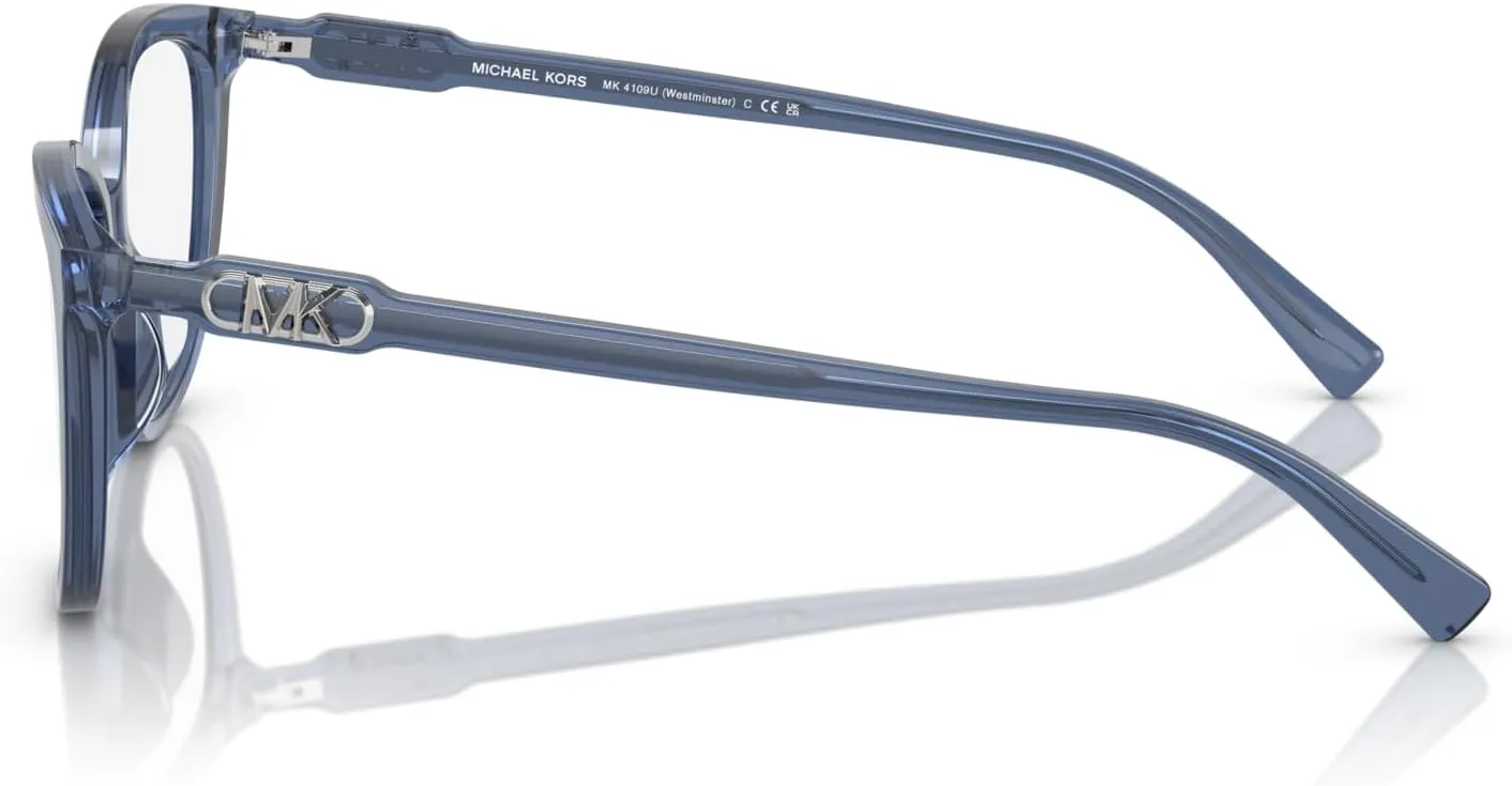 Michael Kors Women's Mk4109u Westminster Universal Fit Cat Eye Prescription Eyewear Frames