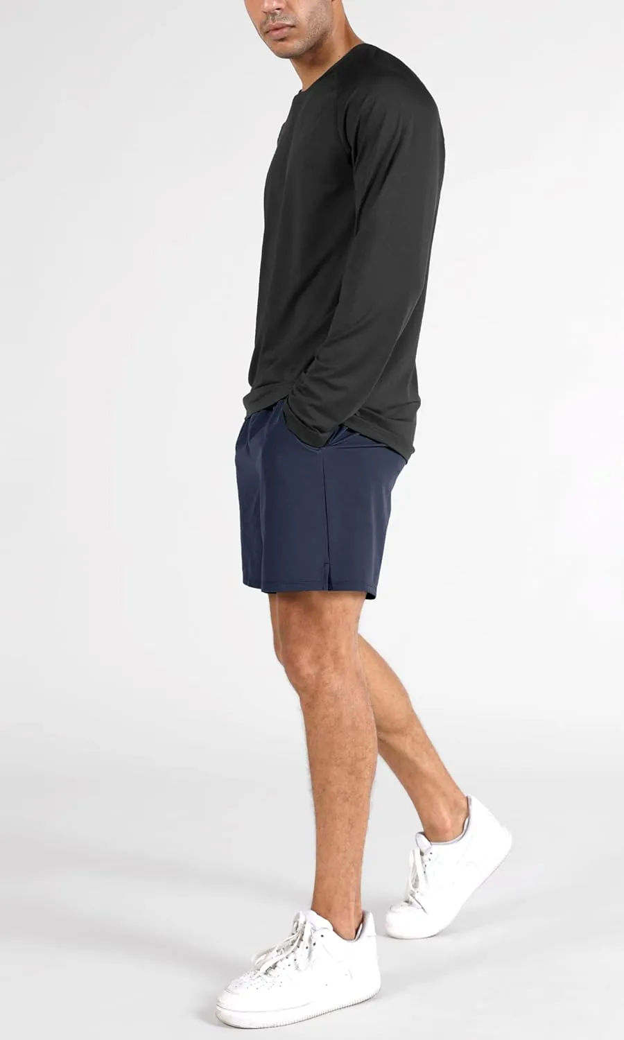 ODODOS Men's Athletic Shorts with Pockets 5" / 7" Inseam Quick Dry Lightweight Workout Gym Running Shorts