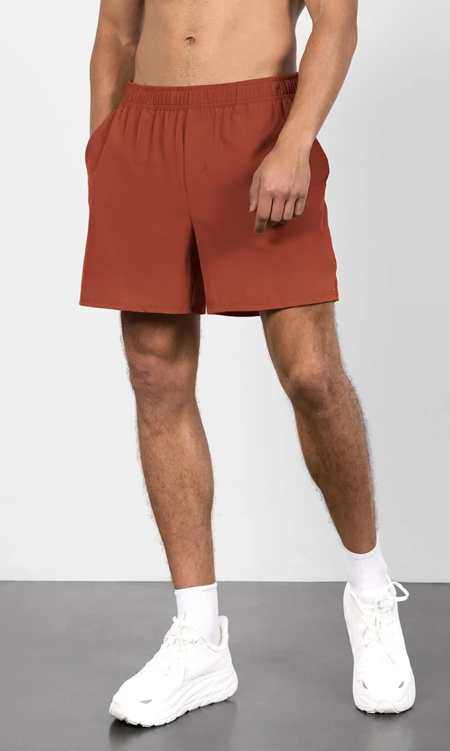 ODODOS Men's Athletic Shorts with Pockets 5" / 7" Inseam Quick Dry Lightweight Workout Gym Running Shorts