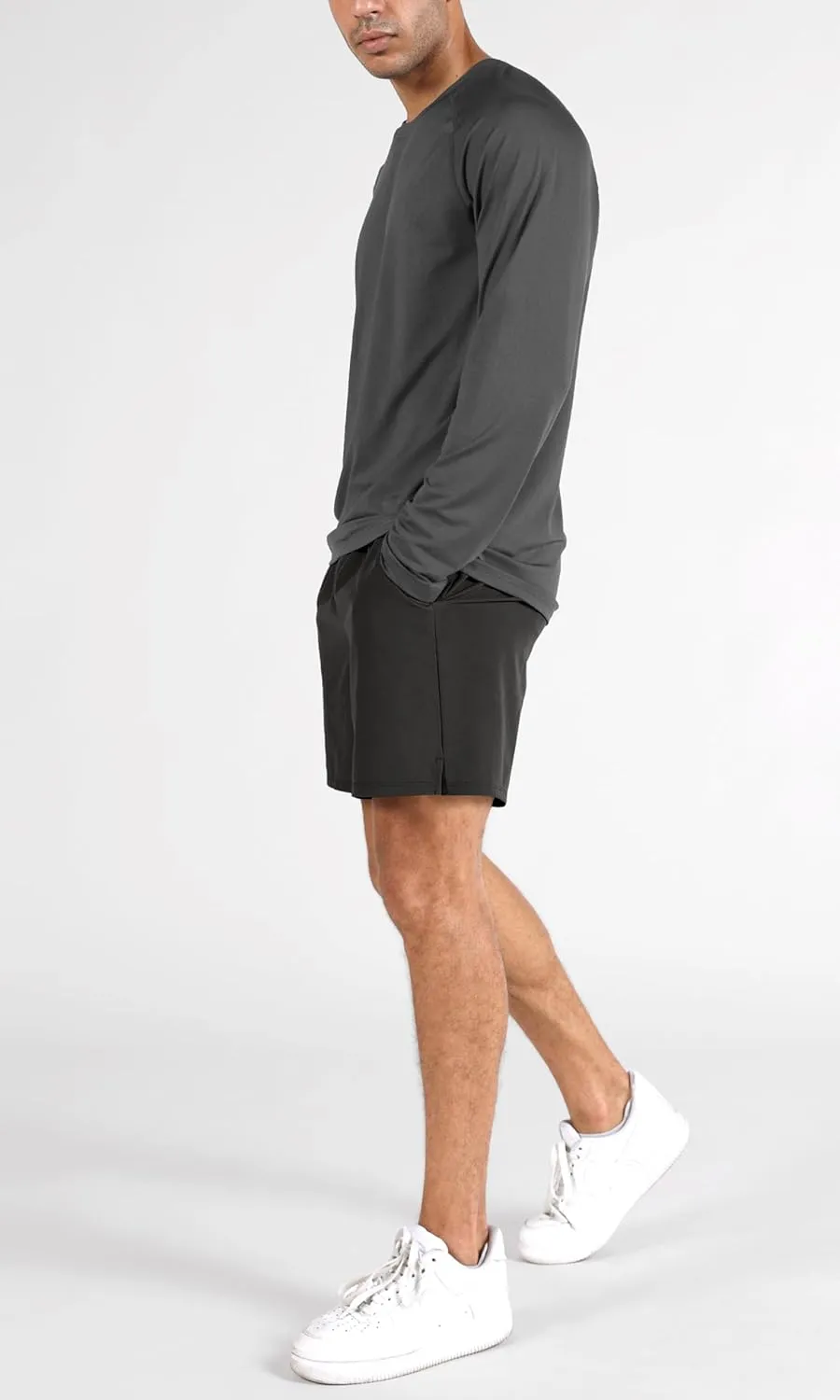 ODODOS Men's Athletic Shorts with Pockets 5" / 7" Inseam Quick Dry Lightweight Workout Gym Running Shorts