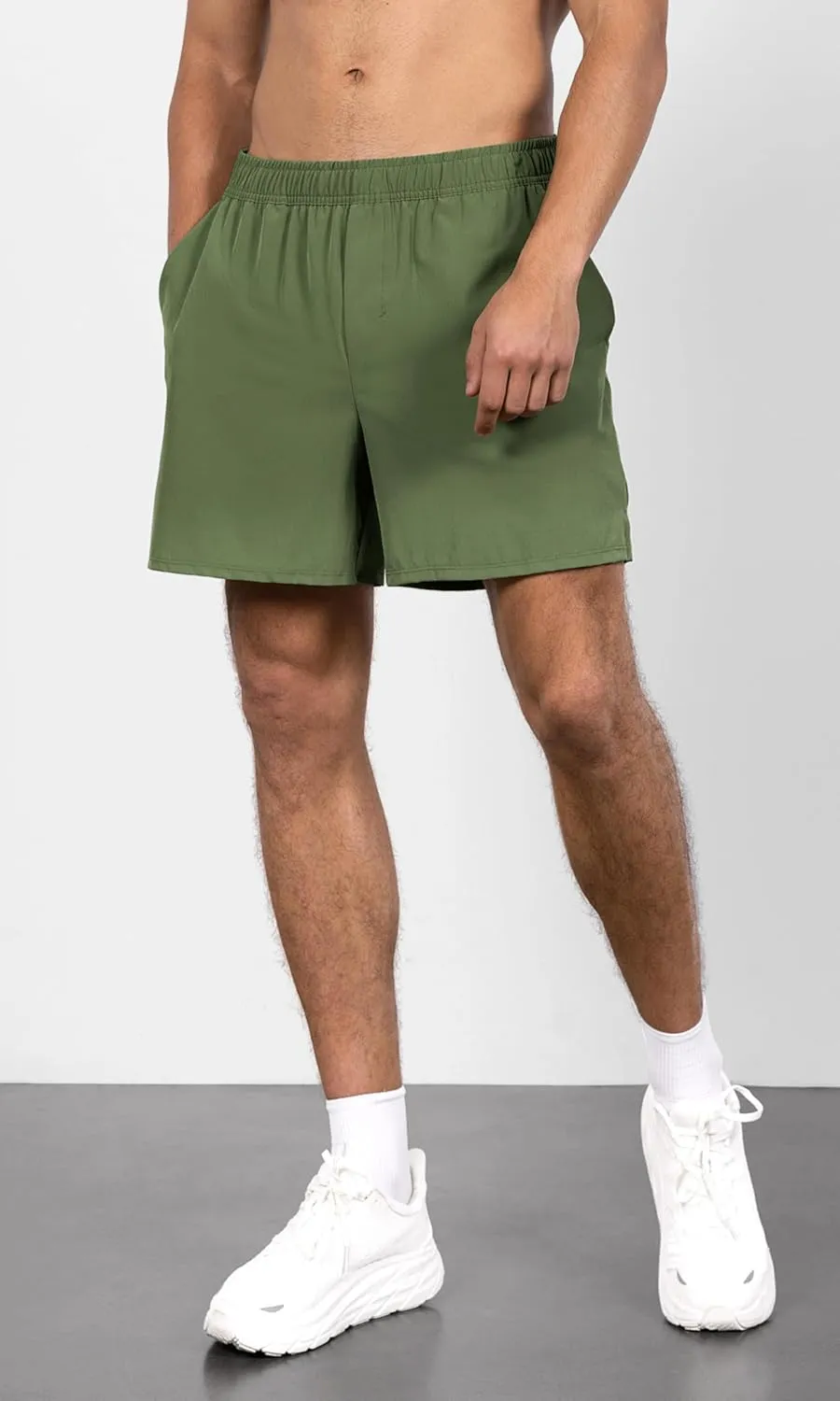 ODODOS Men's Athletic Shorts with Pockets 5" / 7" Inseam Quick Dry Lightweight Workout Gym Running Shorts