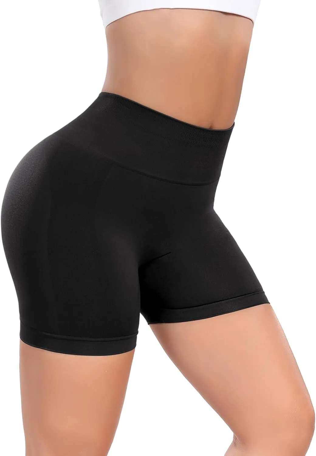 OUDOTA Gym Shorts Women Scrunch Butt Lifting Workout Yoga Shorts Seamless High Waist Biker Shorts for Women Tummy Control
