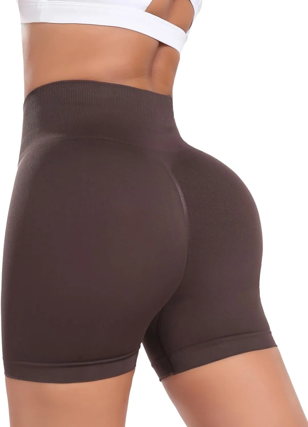 OUDOTA Gym Shorts Women Scrunch Butt Lifting Workout Yoga Shorts Seamless High Waist Biker Shorts for Women Tummy Control