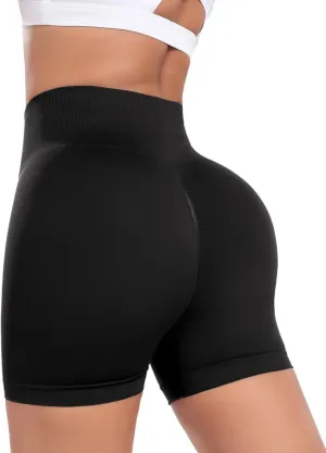 OUDOTA Gym Shorts Women Scrunch Butt Lifting Workout Yoga Shorts Seamless High Waist Biker Shorts for Women Tummy Control