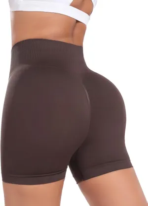 OUDOTA Gym Shorts Women Scrunch Butt Lifting Workout Yoga Shorts Seamless High Waist Biker Shorts for Women Tummy Control
