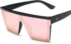 Oversized Square Sunglasses Rectangular Sunglasses Polarized Cycling Eyewear Anti-Glare Lightweight Portable Sunglasses Squar