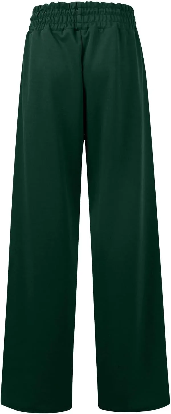 Oversized Sweatpants for Women Baggy Fleece Drawstring High Waisted Joggers with Pockets Wide Leg Lounge Pants