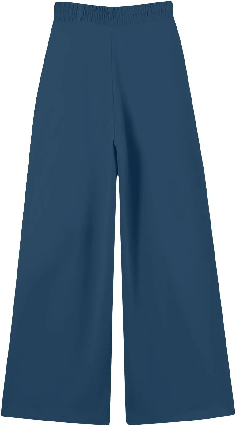 Oversized Wide Leg Sweatpants Women Baggy Drawstring High Waisted Sweatpants Active Workout Pants with Pockets