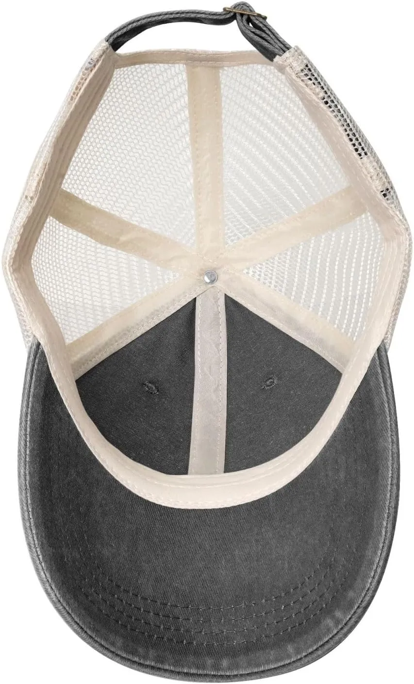 Roosevelt University Hat Adjustable Athletic Vintage Washed Distressed Mesh Baseball Cap