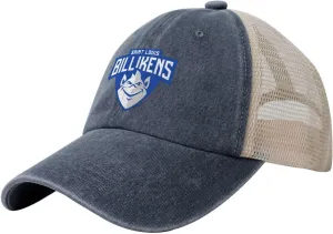 Saint Louis University Baseball Cap Sport Vintage Washed Mesh Baseball Cap