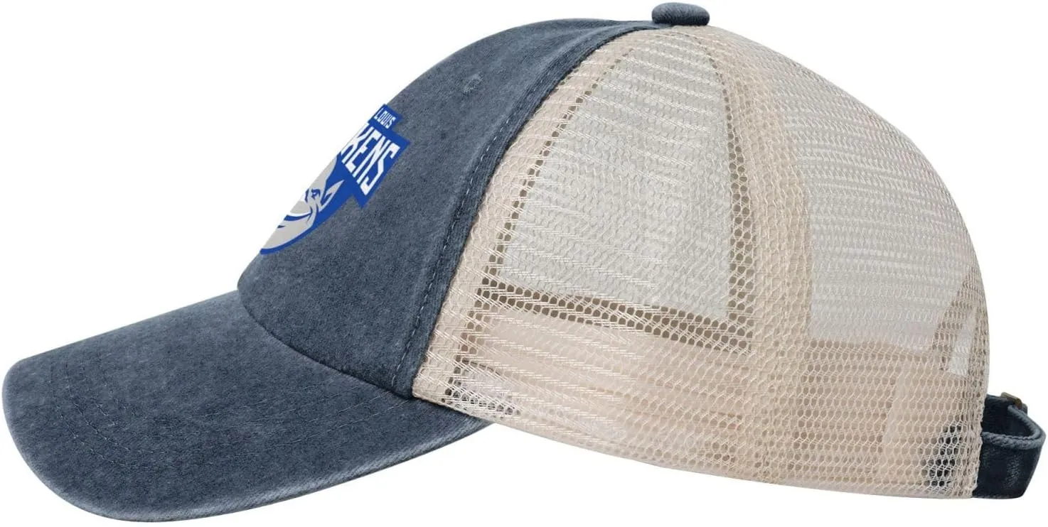 Saint Louis University Baseball Cap Sport Vintage Washed Mesh Baseball Cap