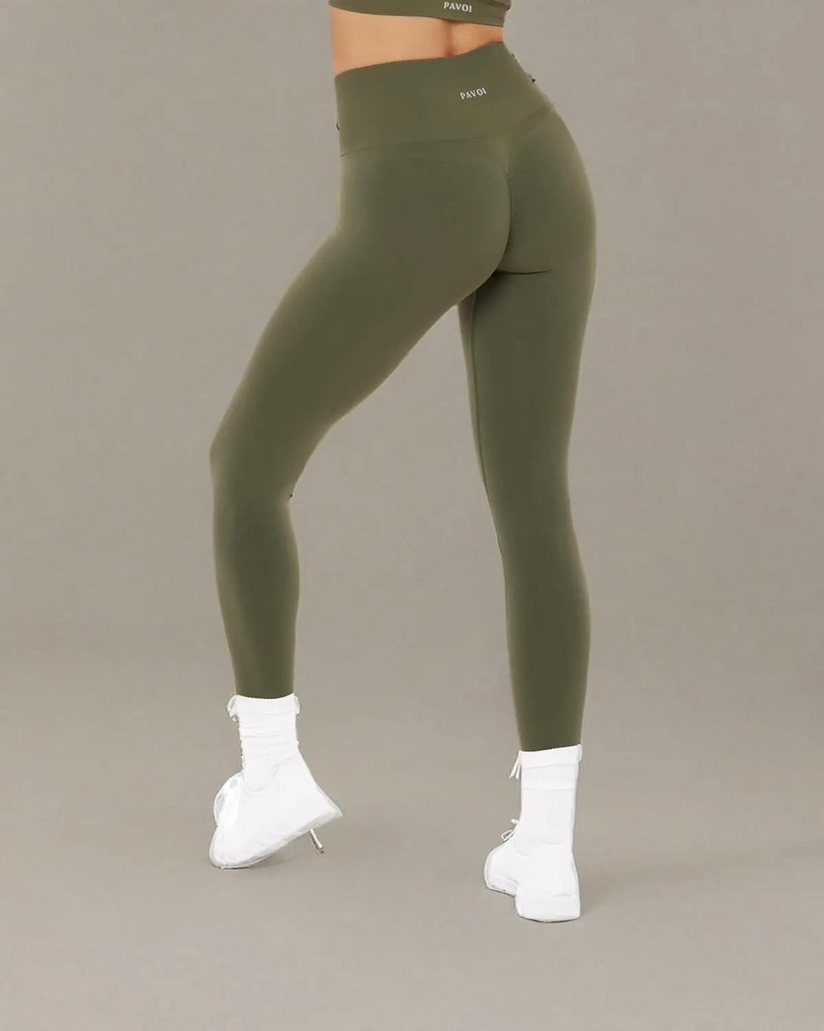 Seamless Scrunch Butt Leggings | High Waisted Compression Sculpting Women Full Length Workout Pants | SculptForm