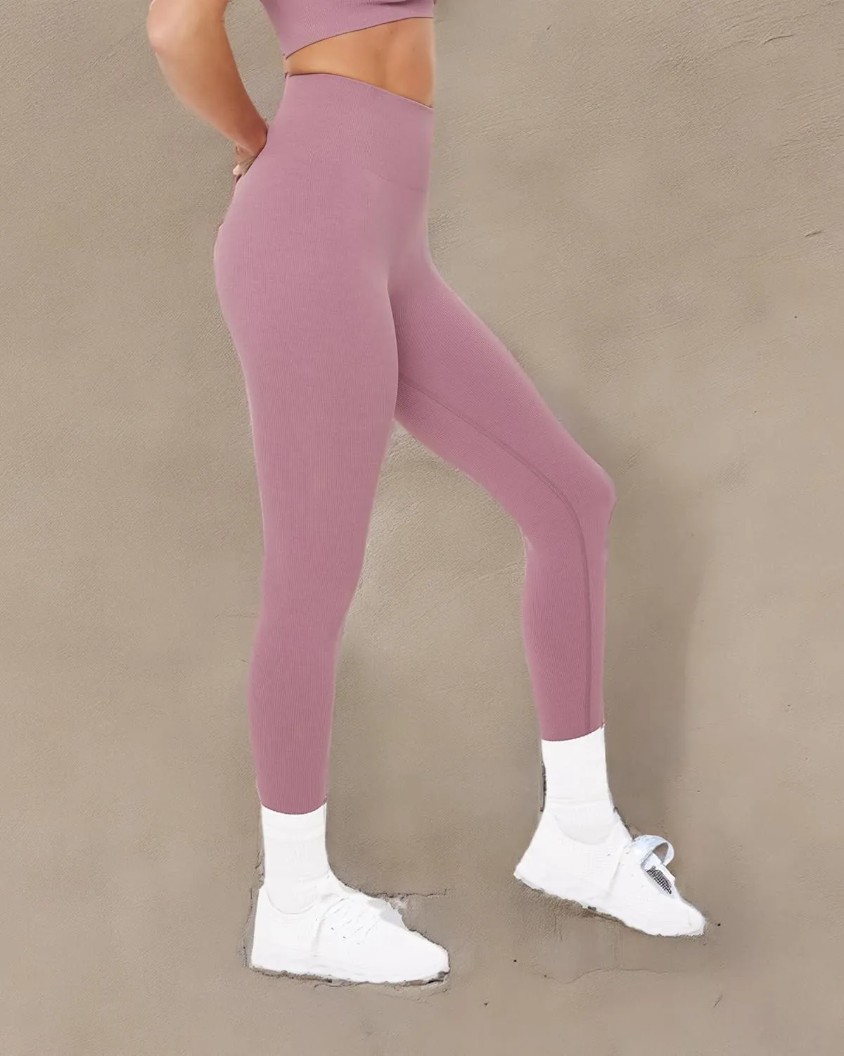 Seamless Scrunch Butt Leggings | High Waisted Compression Sculpting Women Full Length Workout Pants | SculptForm