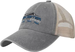 Skeeter Baseball Cap Sport Vintage Washed Mesh Baseball Cap