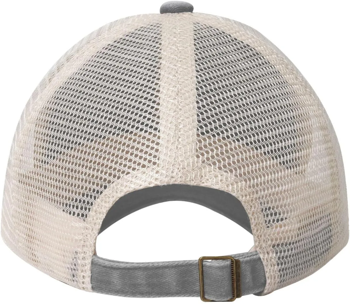 Snap On Hat Adjustable Athletic Vintage Washed Distressed Mesh Baseball Cap