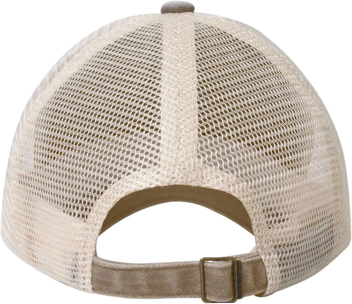 Snap On Hat Adjustable Athletic Vintage Washed Distressed Mesh Baseball Cap