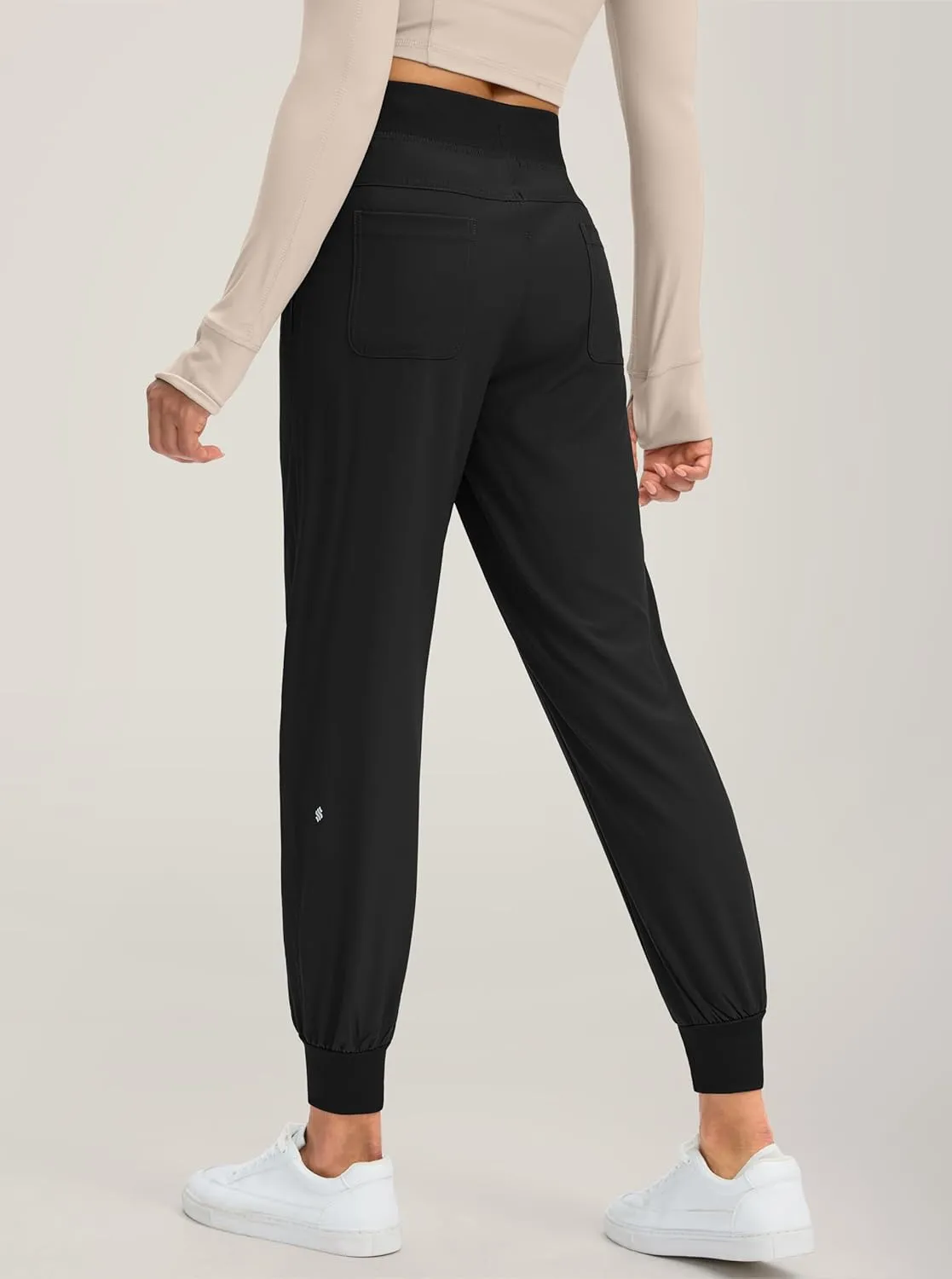 Soothfeel Women's Joggers with Zipper Pockets Lightweight Running Gym Travel Casual Workout Athletic Joggers Pants for Women