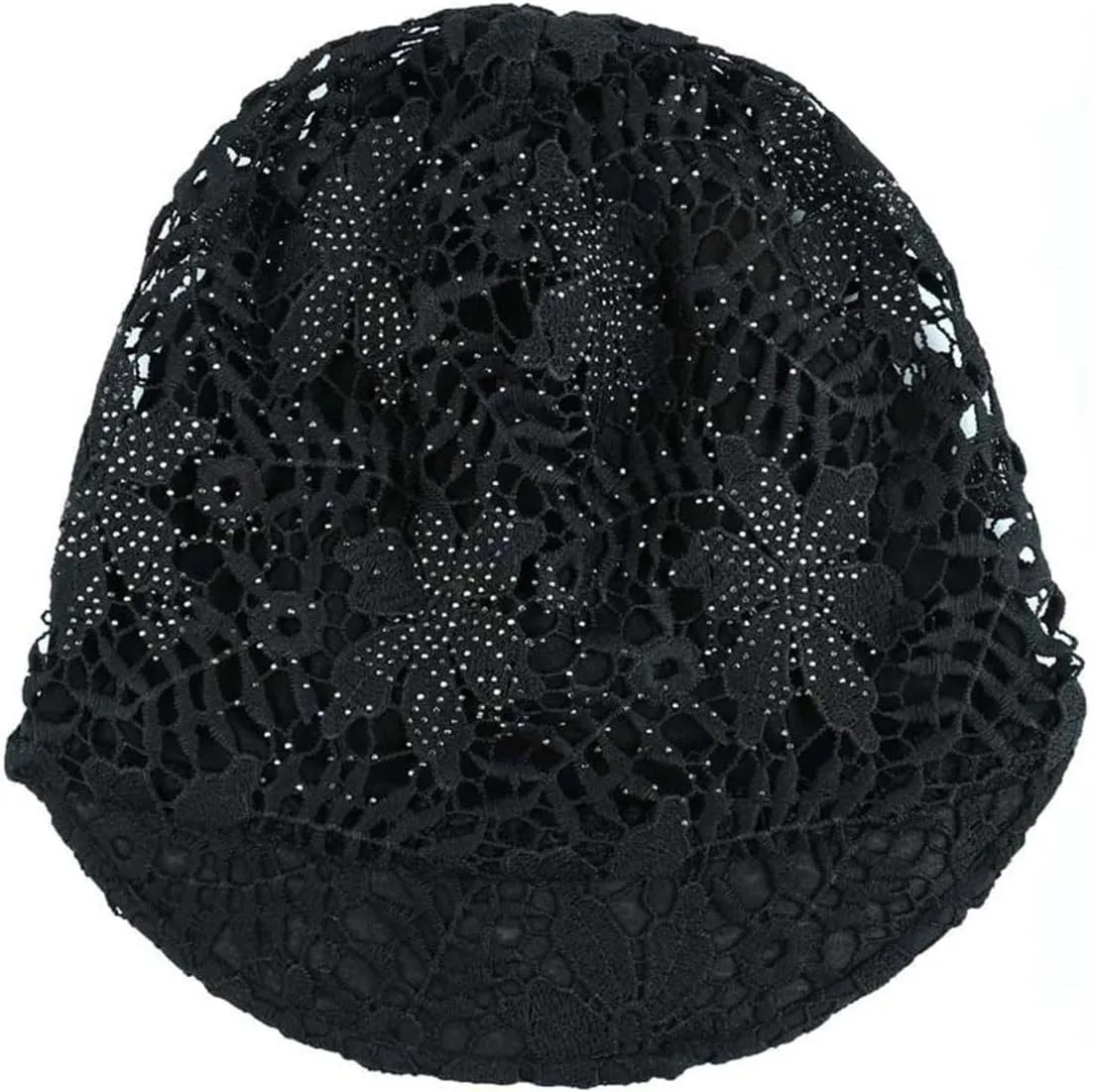 Summer Hat for Women - Slouchy Beanie With Brim Cutout, Spring Autumn Skull Cap, Visor Womens Hat