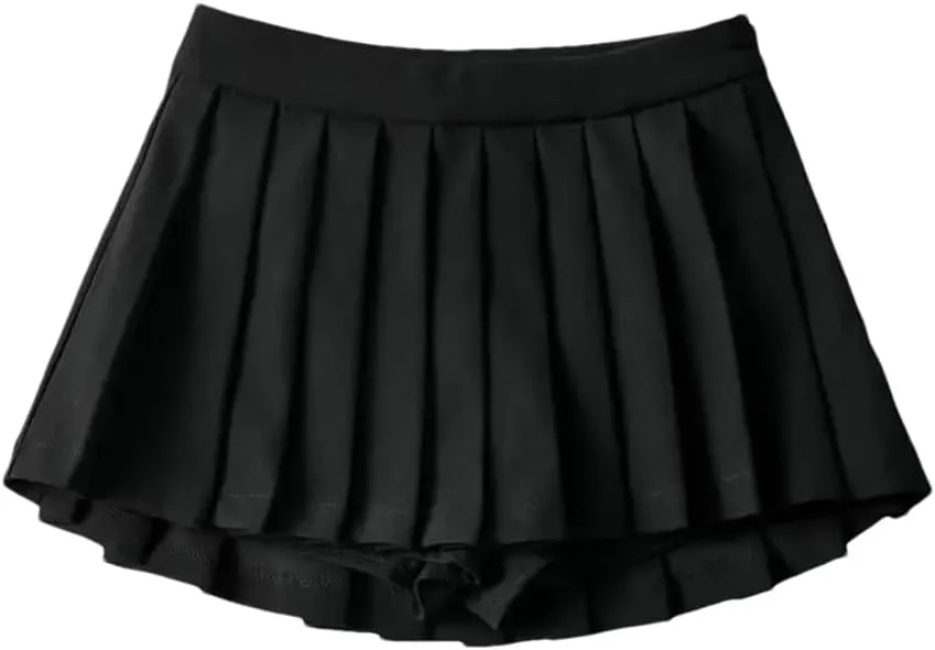 Summer High Waist Skirts Womens Sexy Mini Skirts Vintage Pleated Skirt Tennis Skirts Short