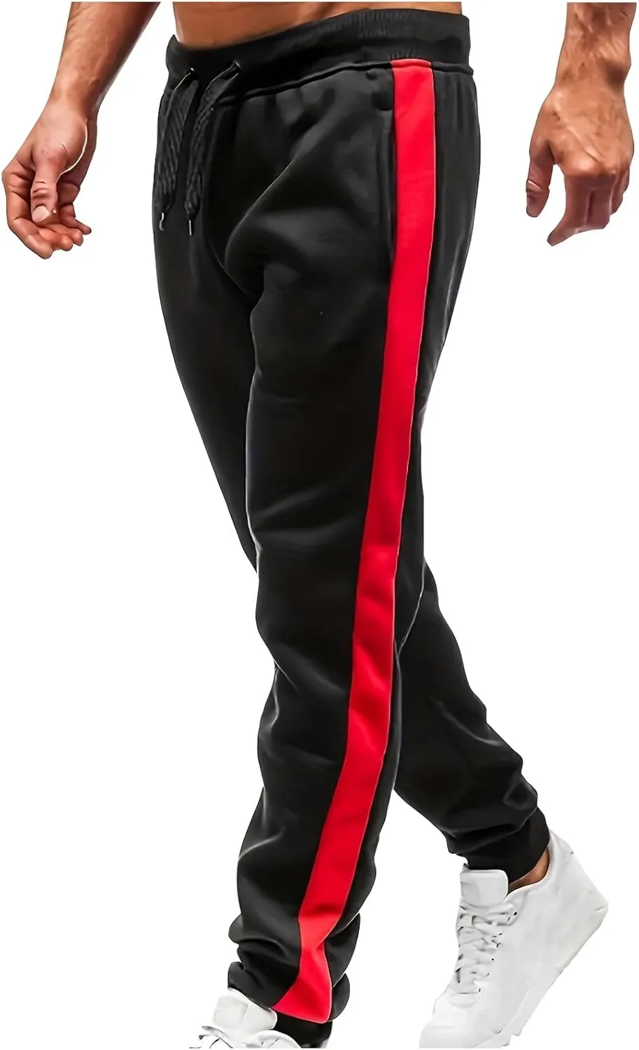 Sweatpants for Men Lightweight Lounge Casual Elastic Bottom Joggers Spring Summer Baggy Drawstring Athletic Pants