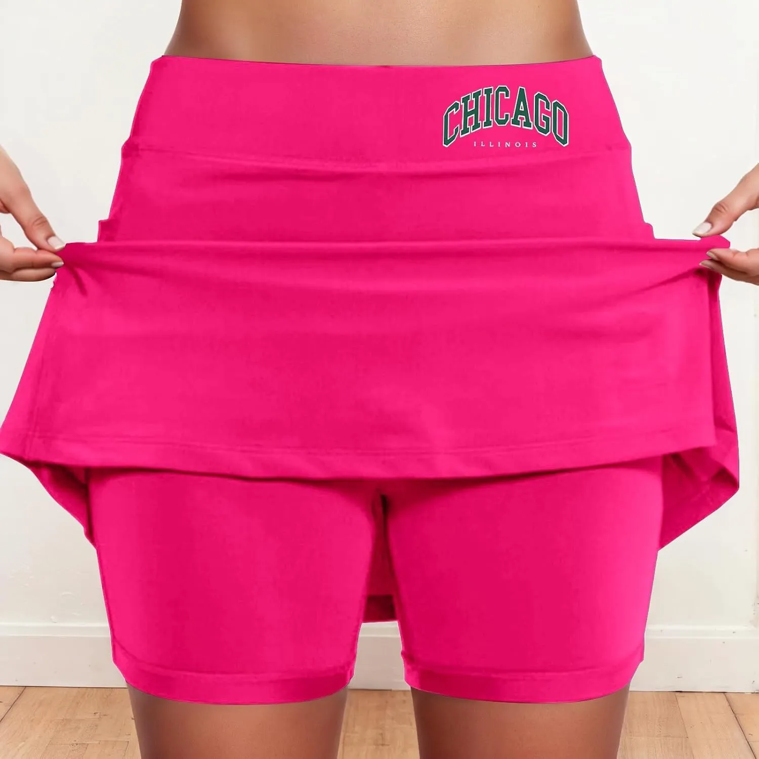 Tennis Skirts for Women with Shorts Casual Workout A Line Athletic Golf Skort High Waist Running Skorts with Pockets