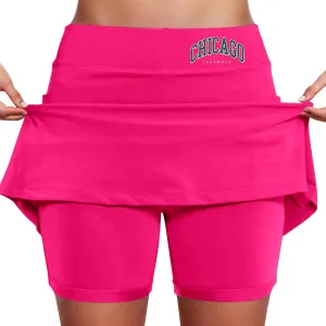 Tennis Skirts for Women with Shorts Casual Workout A Line Athletic Golf Skort High Waist Running Skorts with Pockets
