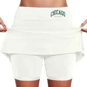 Tennis Skirts for Women with Shorts Casual Workout A Line Athletic Golf Skort High Waist Running Skorts with Pockets
