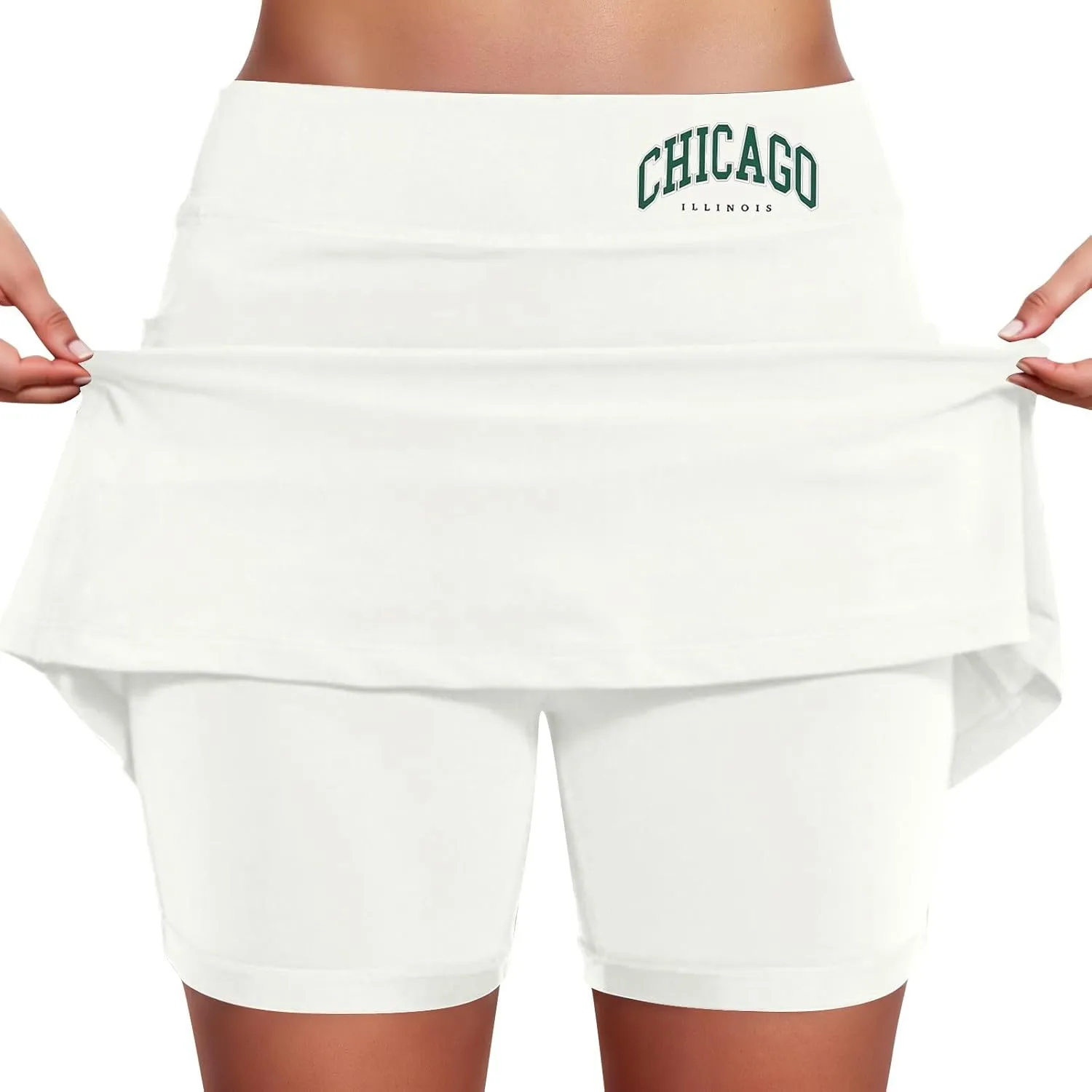 Tennis Skirts for Women with Shorts Casual Workout A Line Athletic Golf Skort High Waist Running Skorts with Pockets