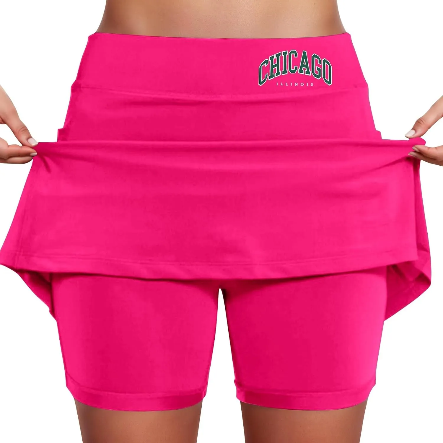 Tennis Skirts for Women with Shorts Casual Workout A Line Athletic Golf Skort High Waist Running Skorts with Pockets