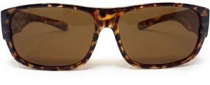 The Mirrored Fit Over Glasses, OTG, Polarized Unisex Wrap-Around Sunglasses for Men and Women