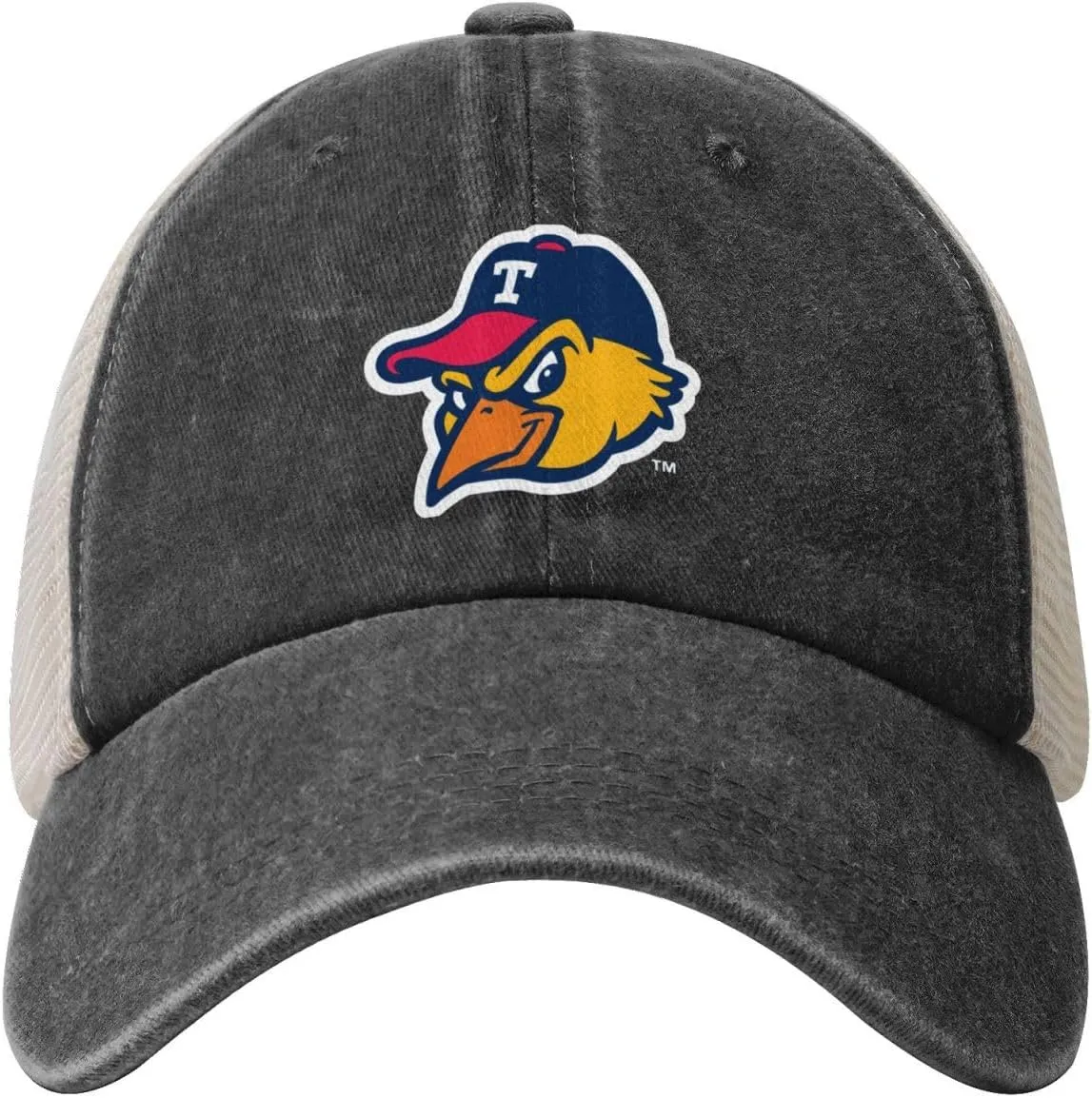 Toledo Mud Hens Adjustable Baseball Cap Sport Vintage Washed Mesh Baseball Cap