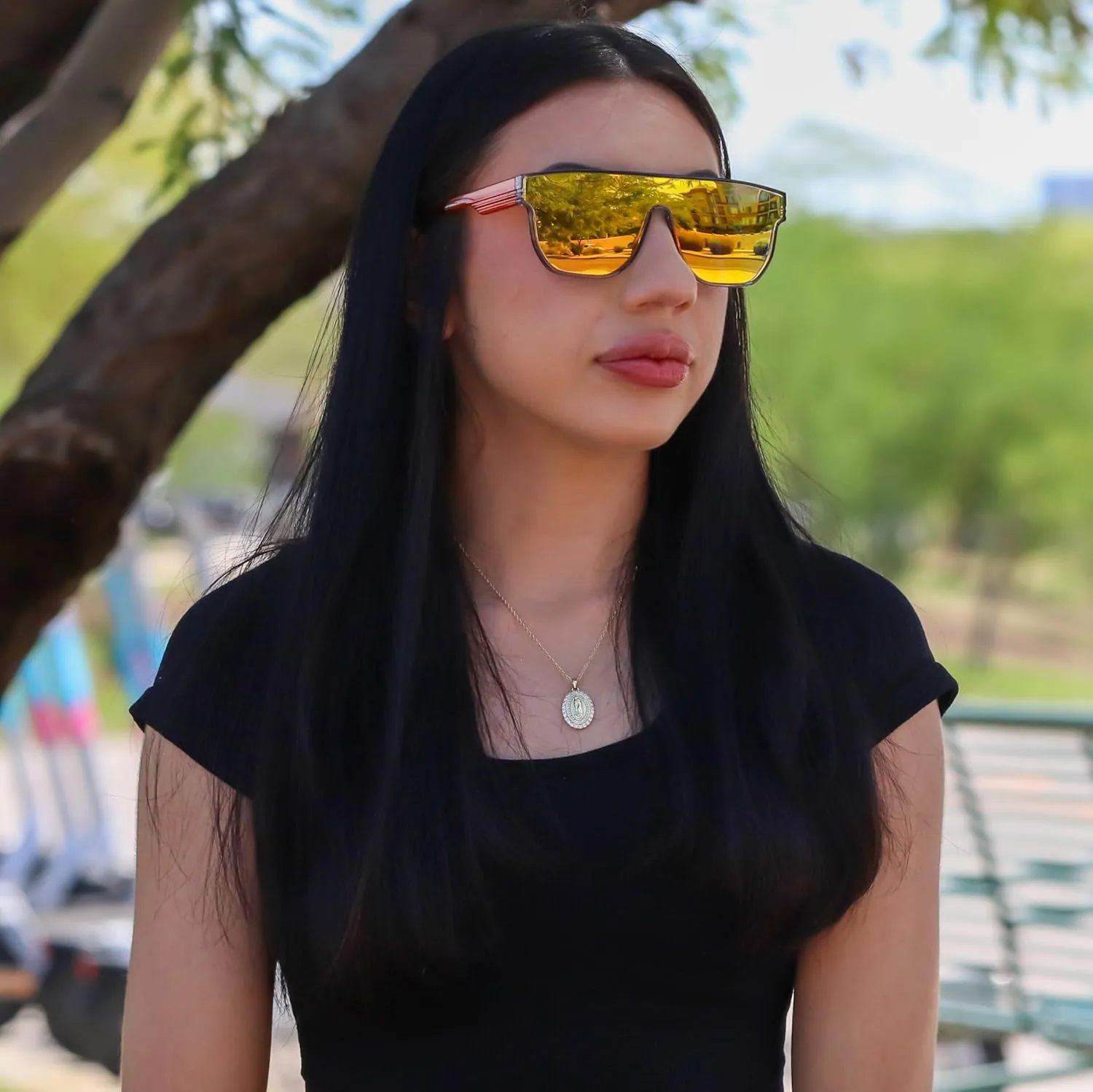 TR90 Frame Polarized Sunglasses – Lightweight UV400 Protection Sports & Fashion Sunglasses for Men & Women
