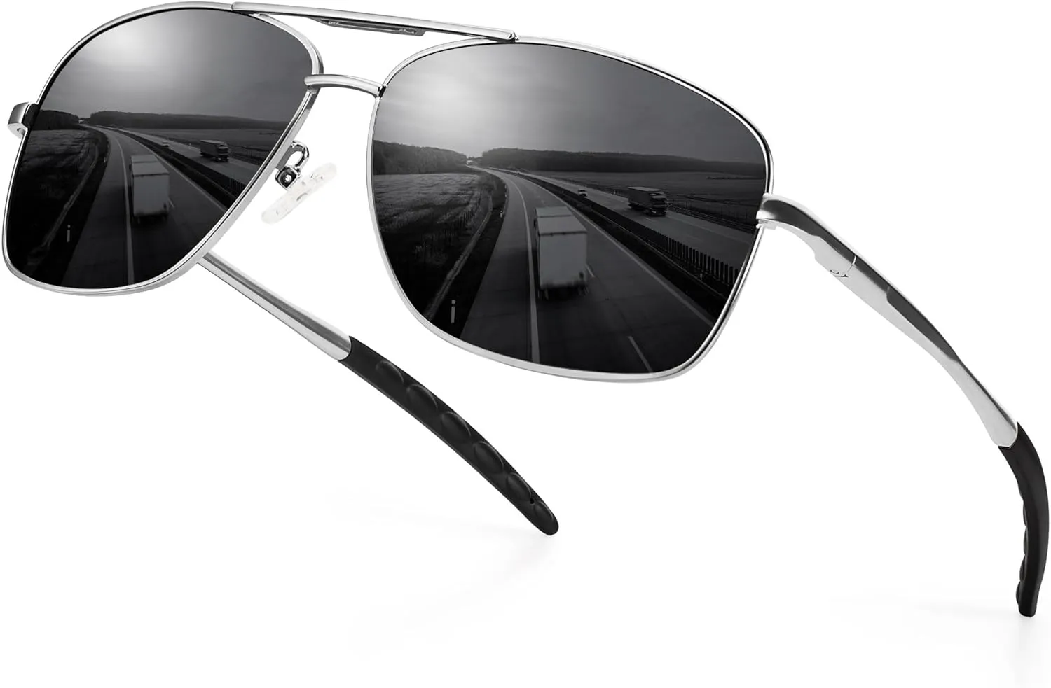 URUMQI Polarized Aviator Sunglasses for Men Women,UV400 Protection Lens, Ultra Lightweight Pilot Sun Glasses for Driving Golf