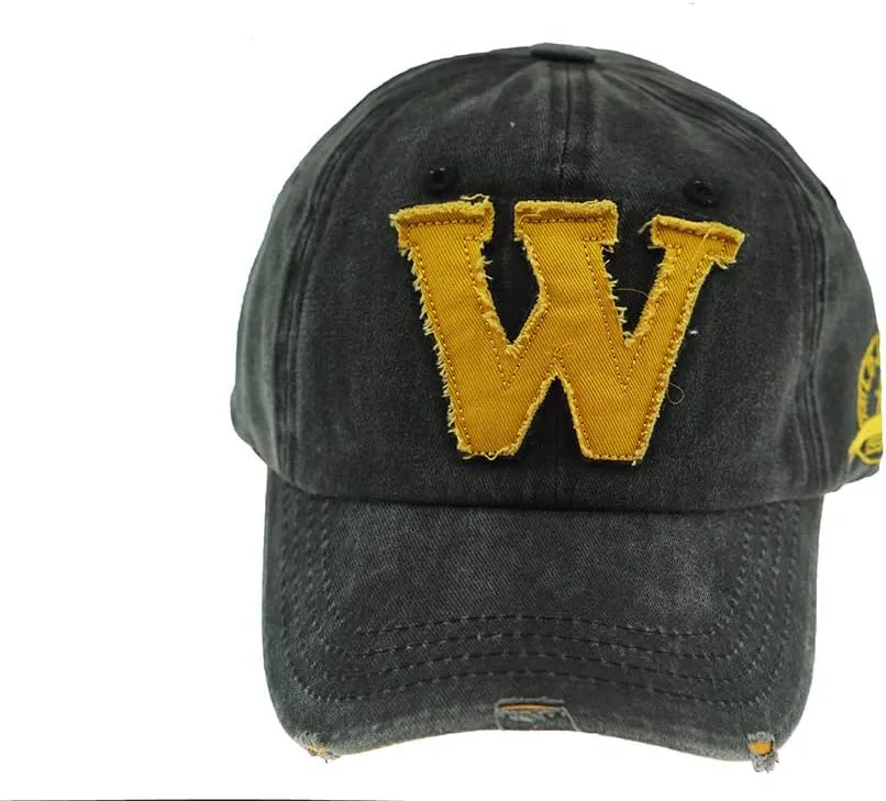 Vintage Baseball Cap 100% Cotton Trucker Hat Embroidered W Sunhat Retro Frayed Edge Outdoor Cap Unisex
